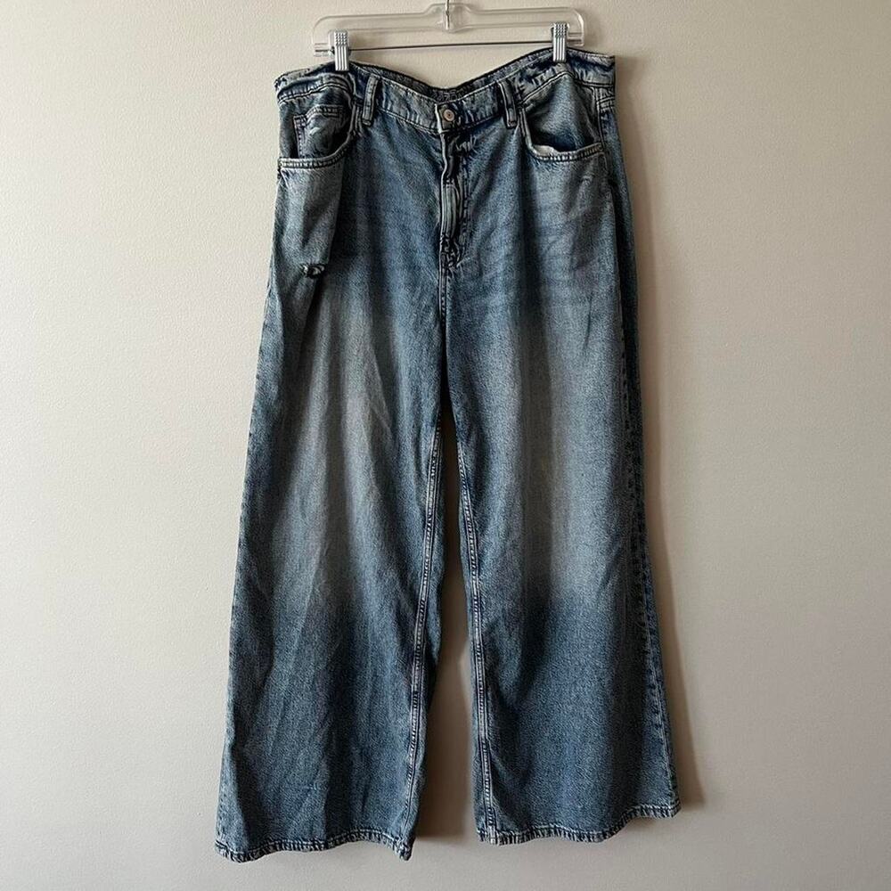 Wide leg jeans size 36x34